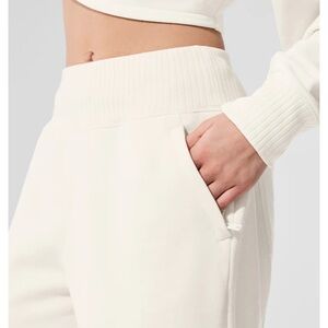 ALO Yoga Cream Track Pants